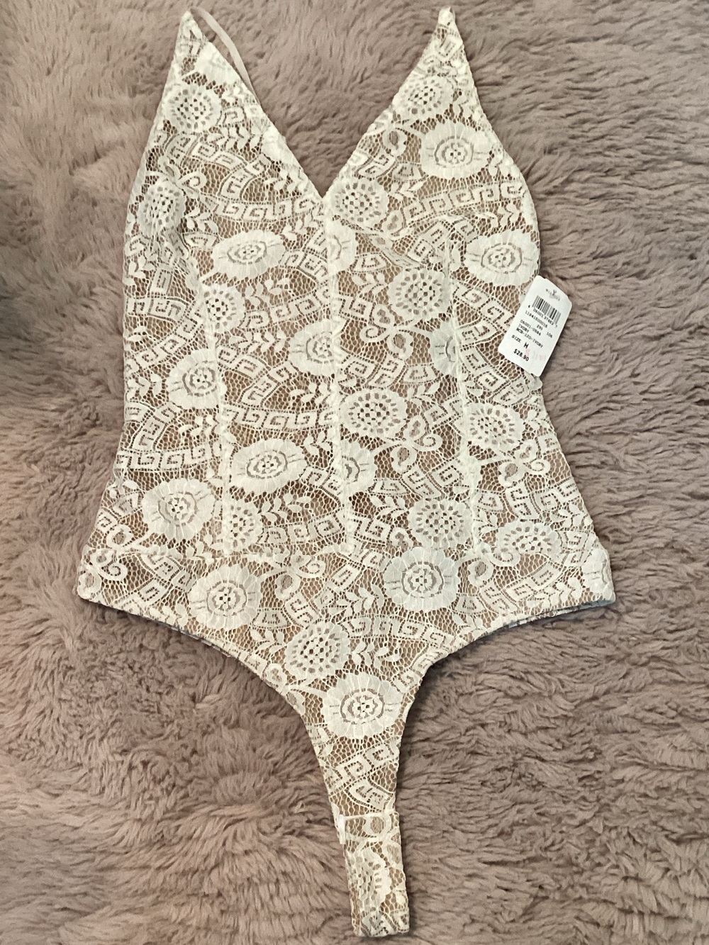 Windsor Ivory Floral Lace Bodysuit